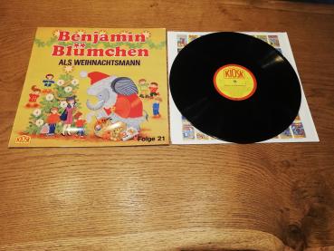Benjamin Blümchen Folge 21 Als Weihnachtsmann 1982 Kiosk 6.25334 Deutsche Pressung VG-/VG+
